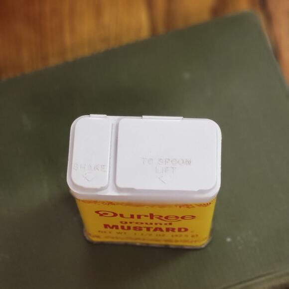 DURKEE Ground MUSTARD 70's Collectible Metal Tin - Picture 5 of 7